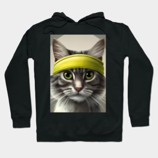 Tennis Cat Hoodie